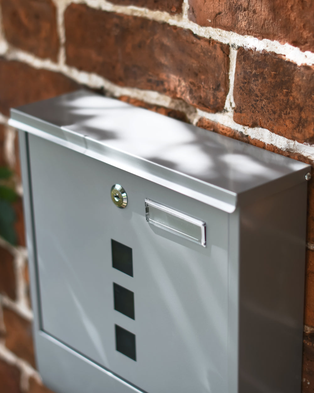 Steel post box
