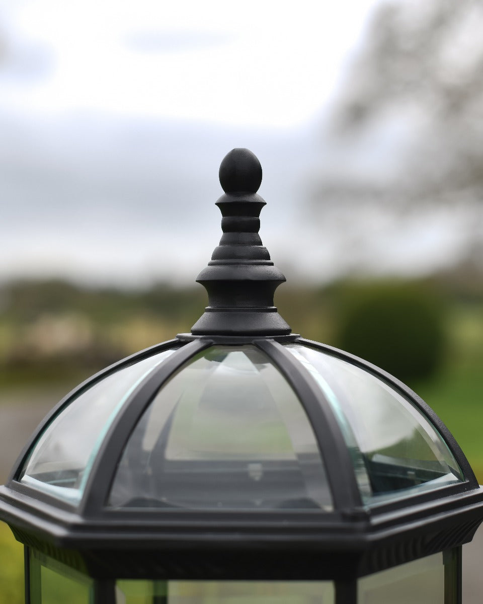 Glass 'Avis Cavea' Dome Pillar Light