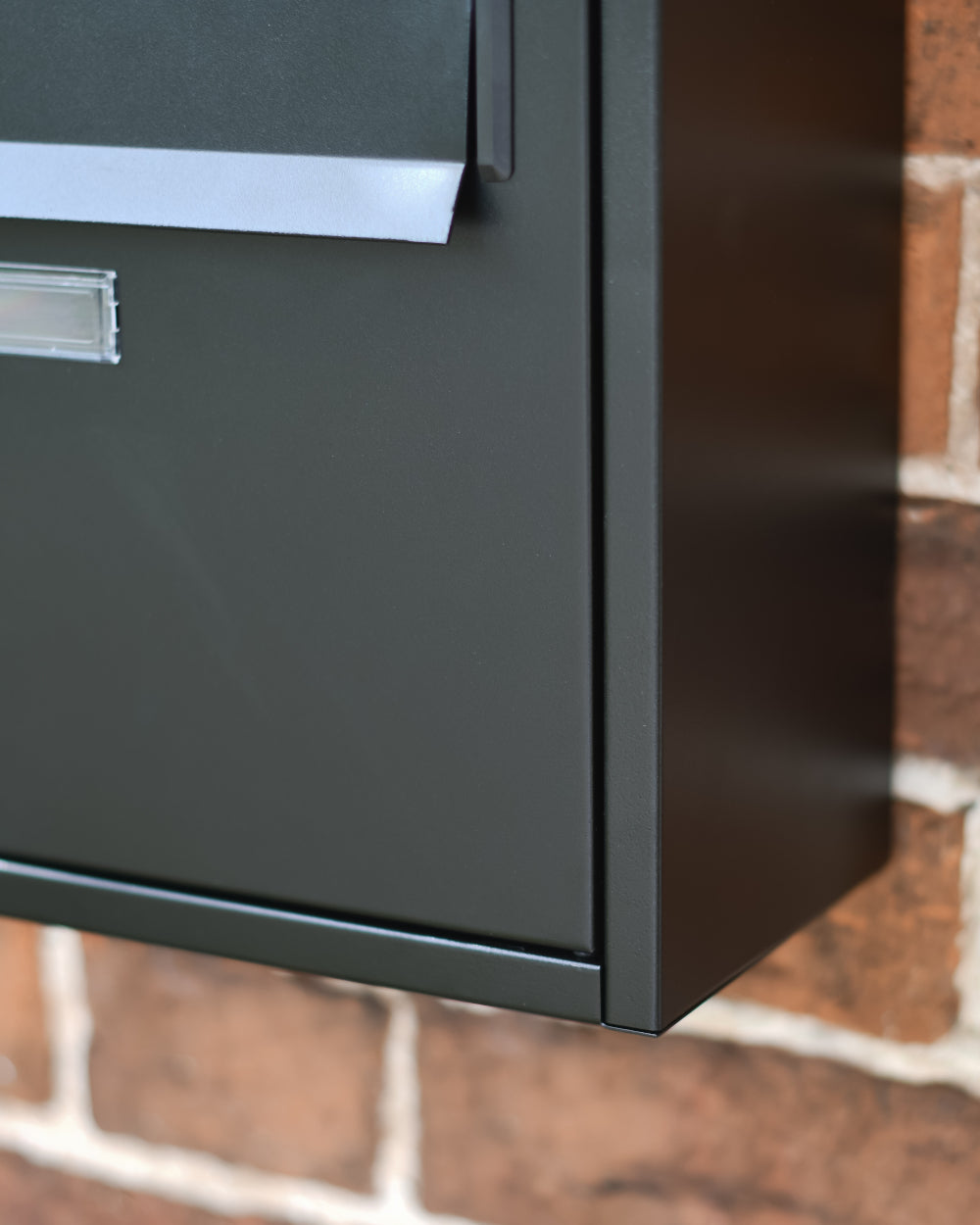 Steel post box