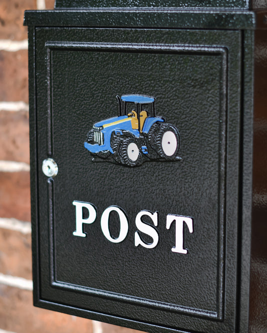 Embossed post box 