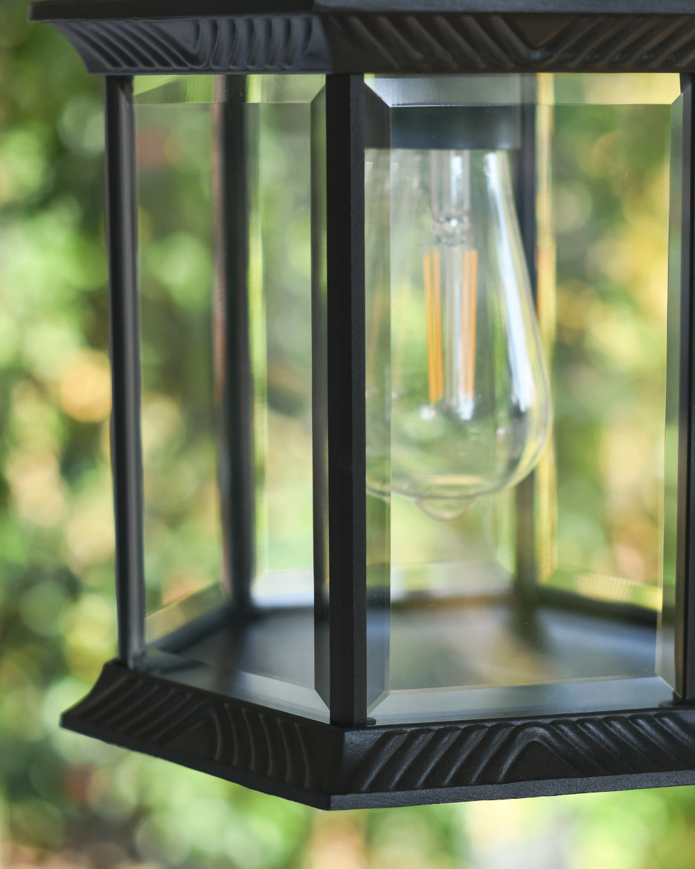 Square shaped glass panes 