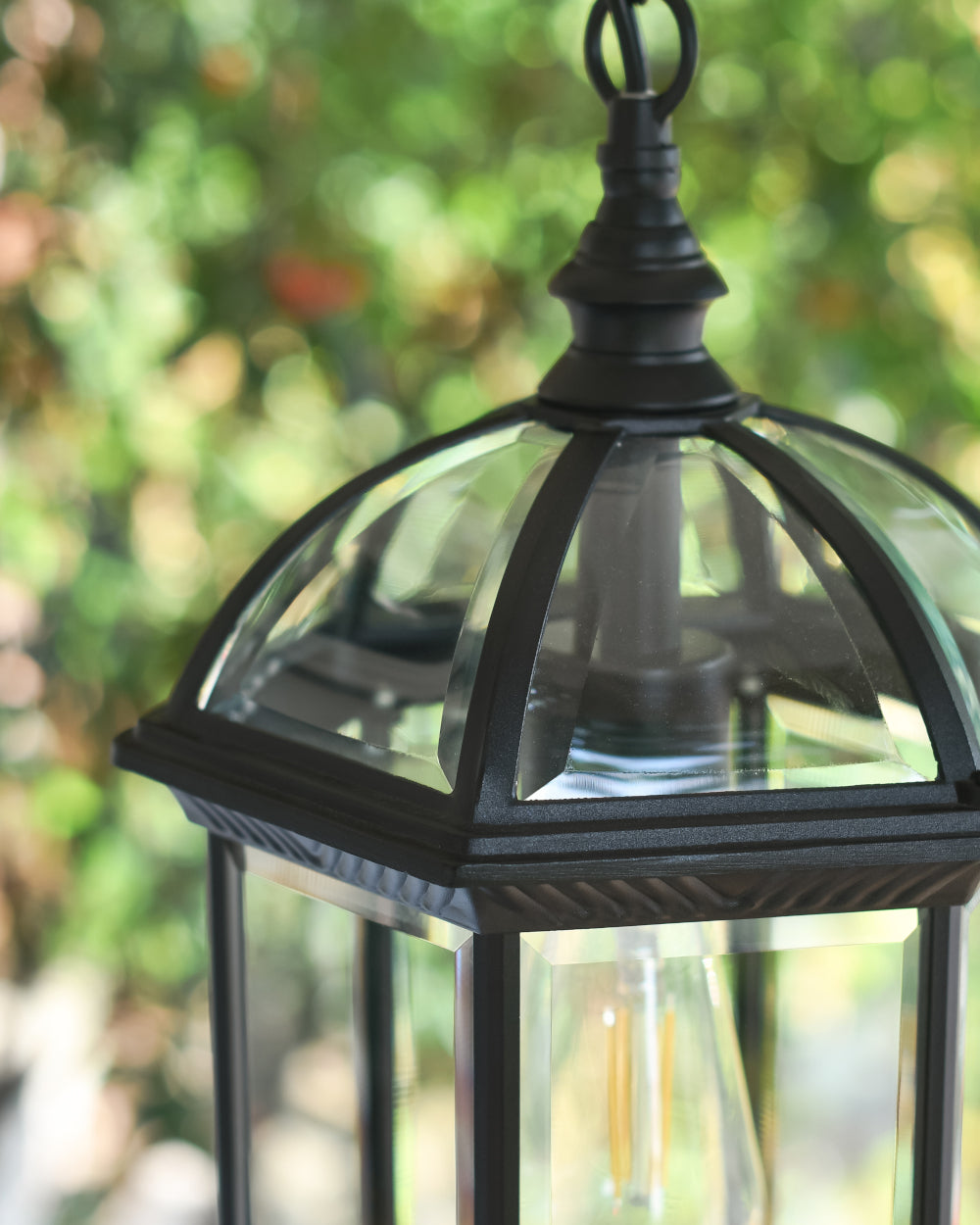Triangular top glass panes 