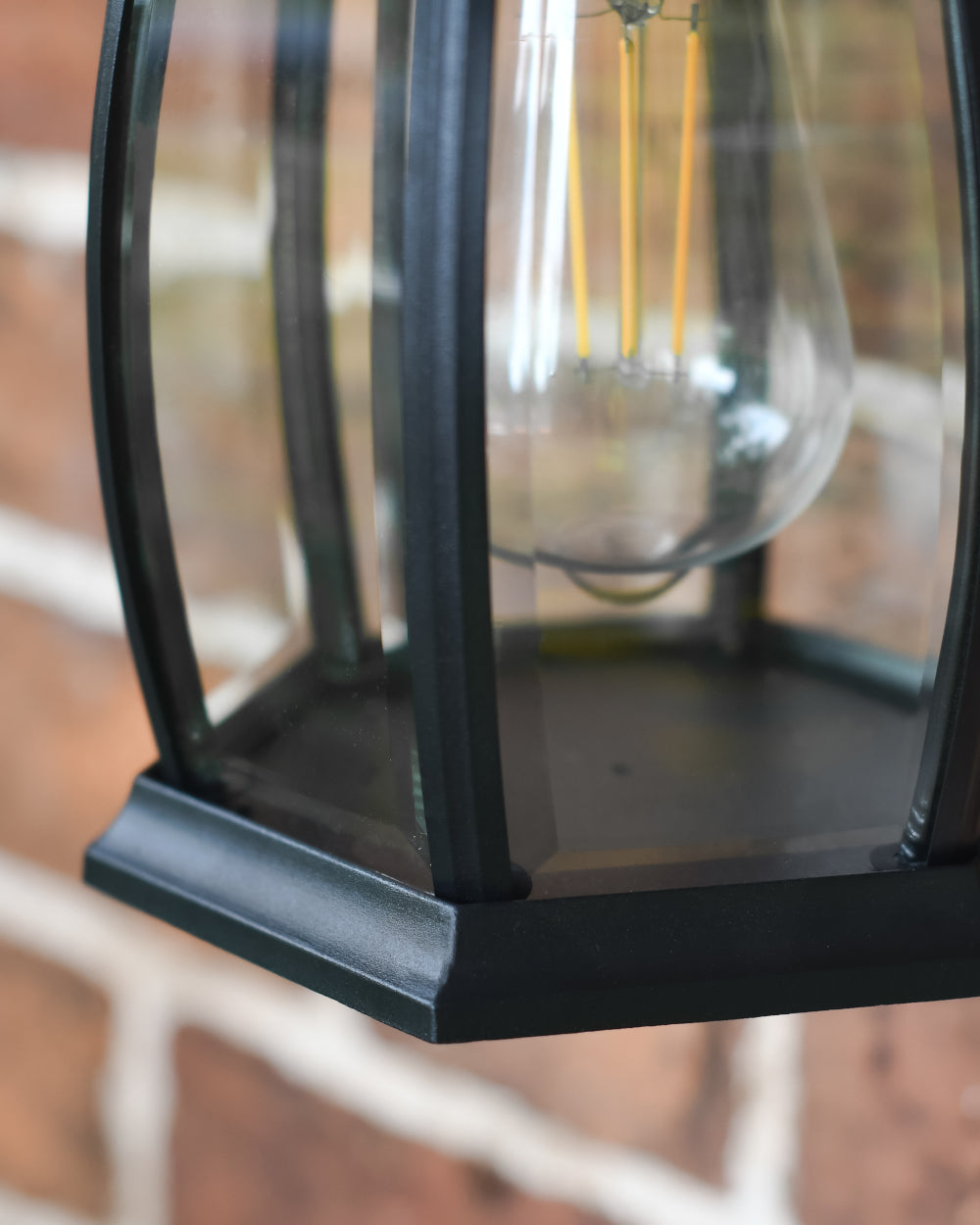 Hexagonal glass panes 