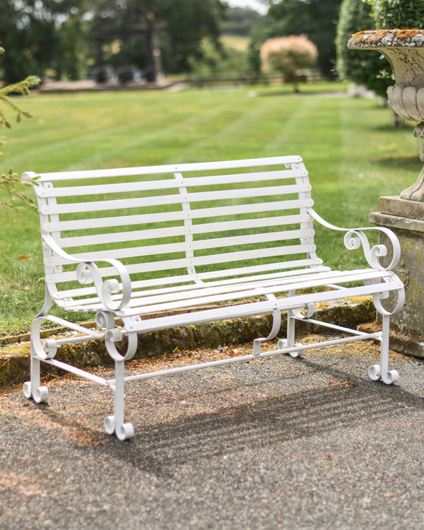 'Claydon' Cream Two-Seater Bench