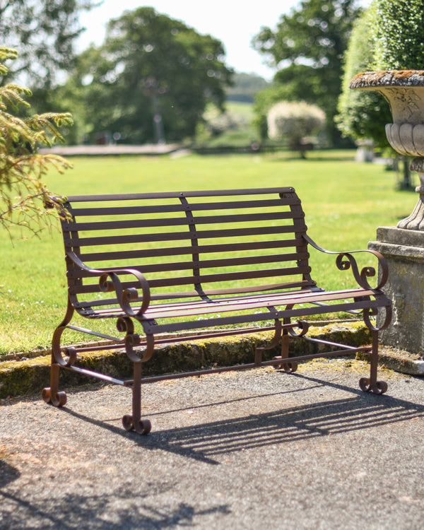 'Claydon' Rustic Two-Seater Bench