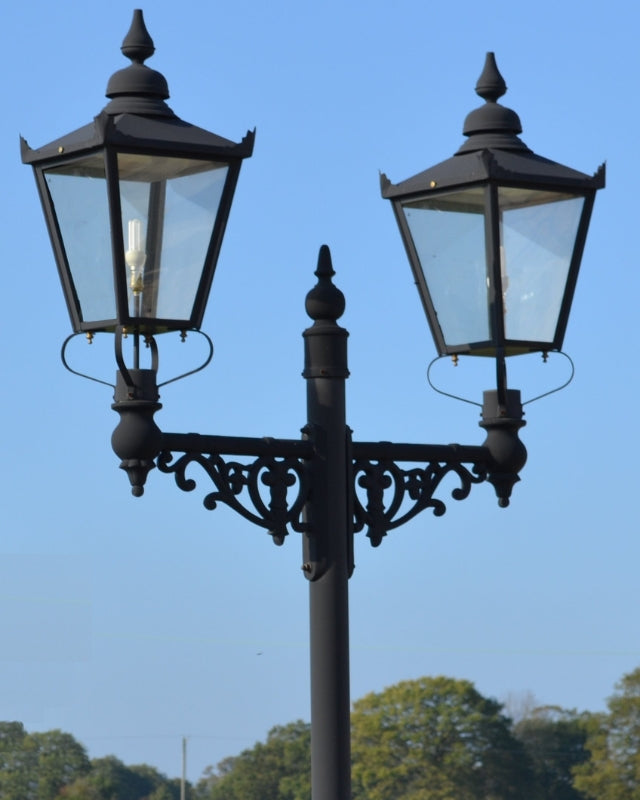 Dual Headed Victorian Lamp Post