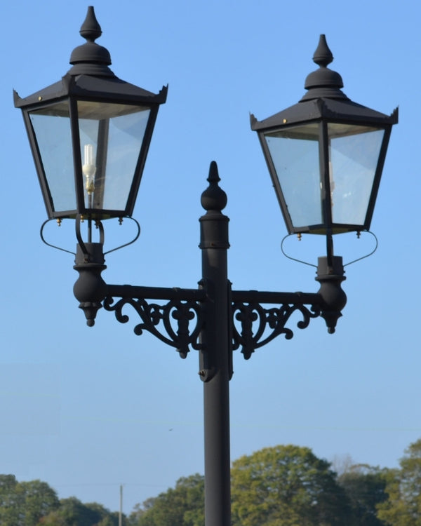 Dual Headed Victorian Lamp Post
