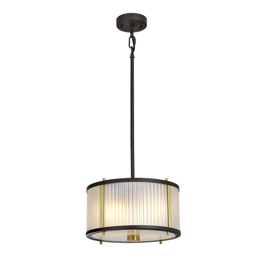 'Dunraven' Dark Brown Contemporary Pendant Light
