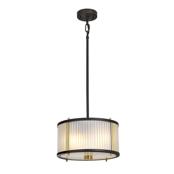 'Dunraven' Dark Brown Contemporary Pendant Light