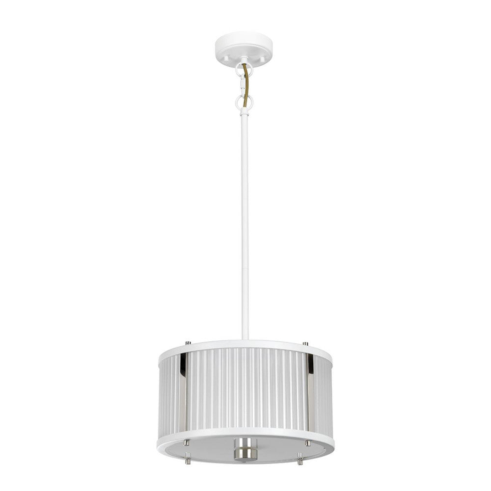 The modern pendant light not illuminated