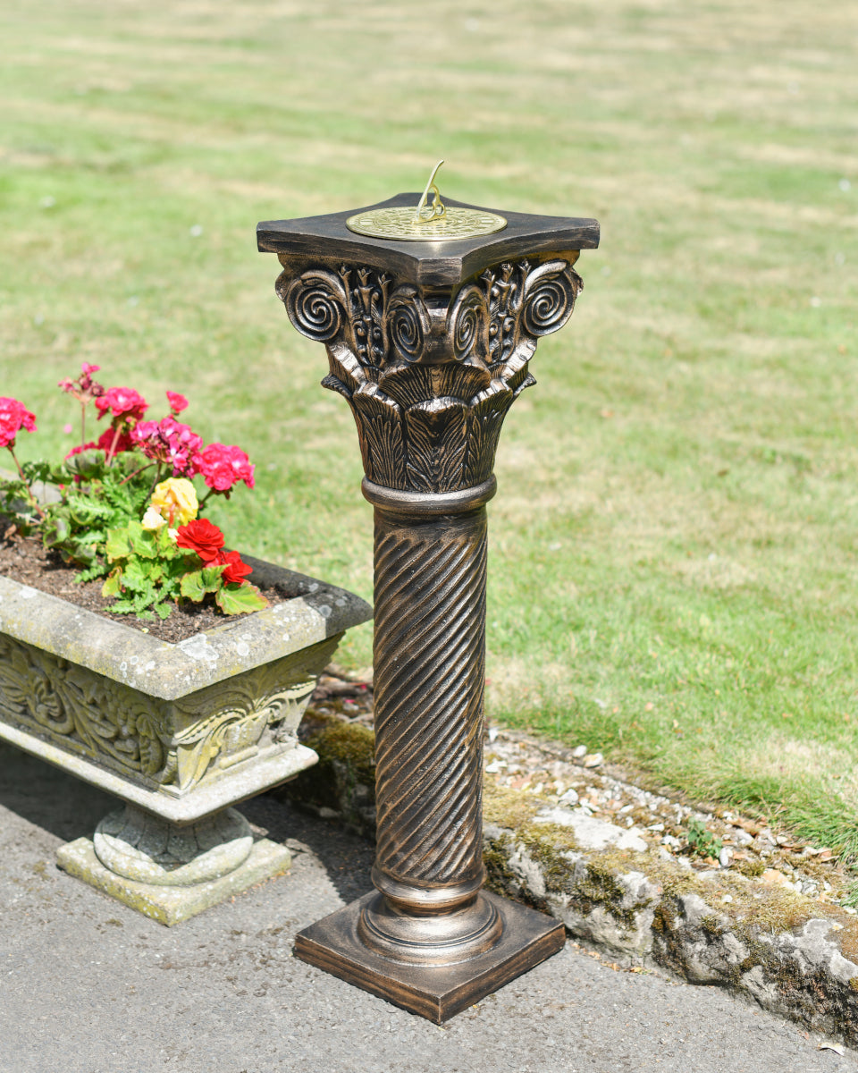 The bronze 'Artemis' in situ