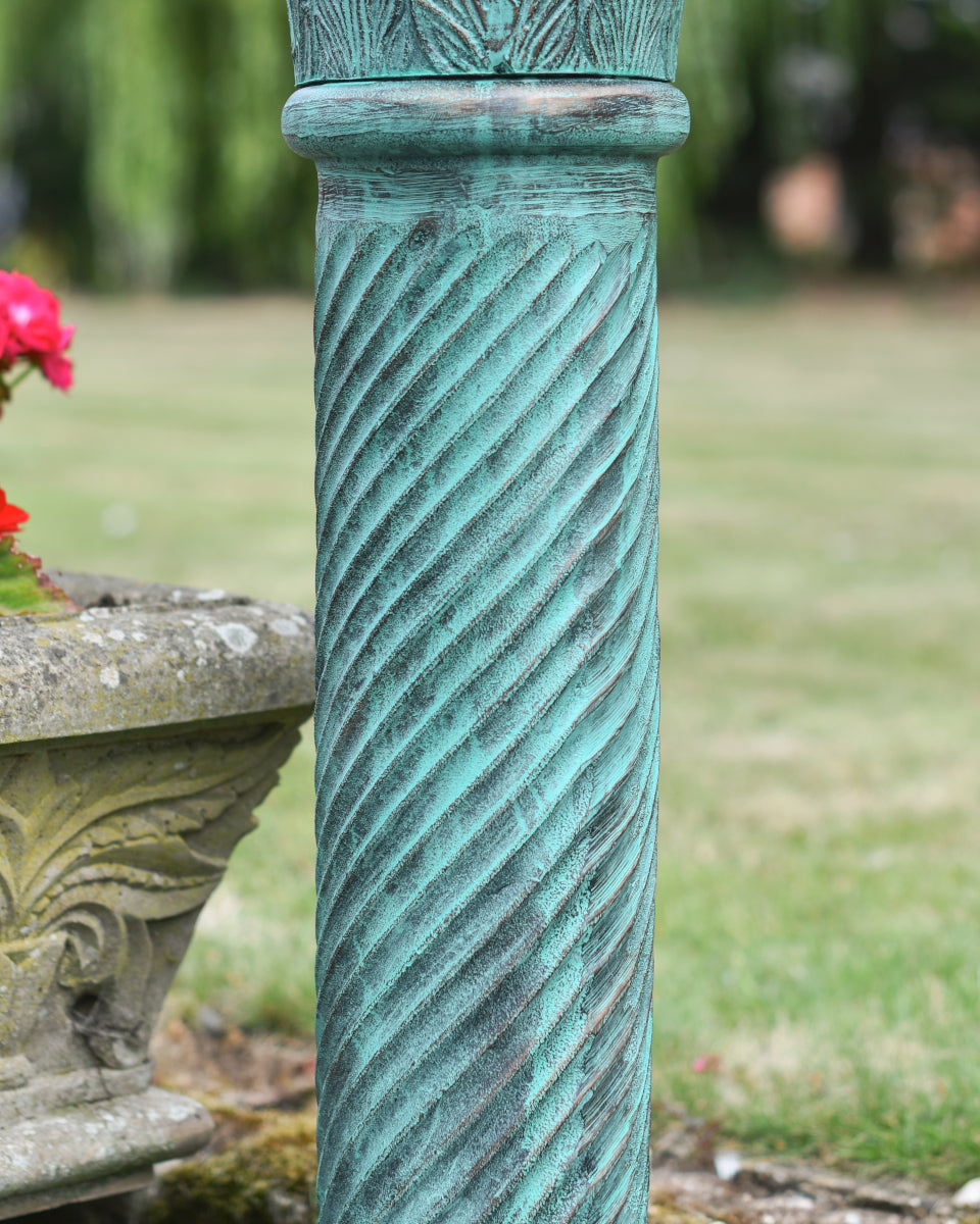 Head on view of the column twist 