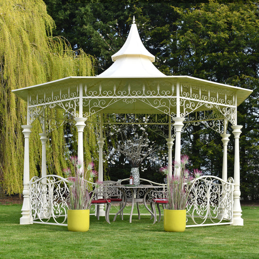 Ex-Display 'Sandleford' Cream Bandstand - 6m