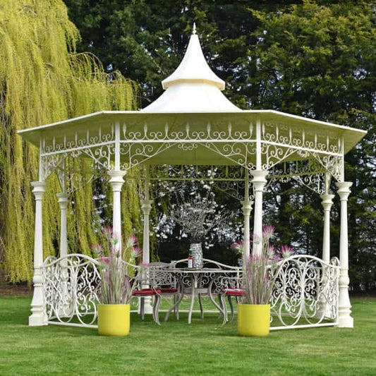 Ex-Display 'Sandleford' Cream Bandstand - 6m - thumbnail