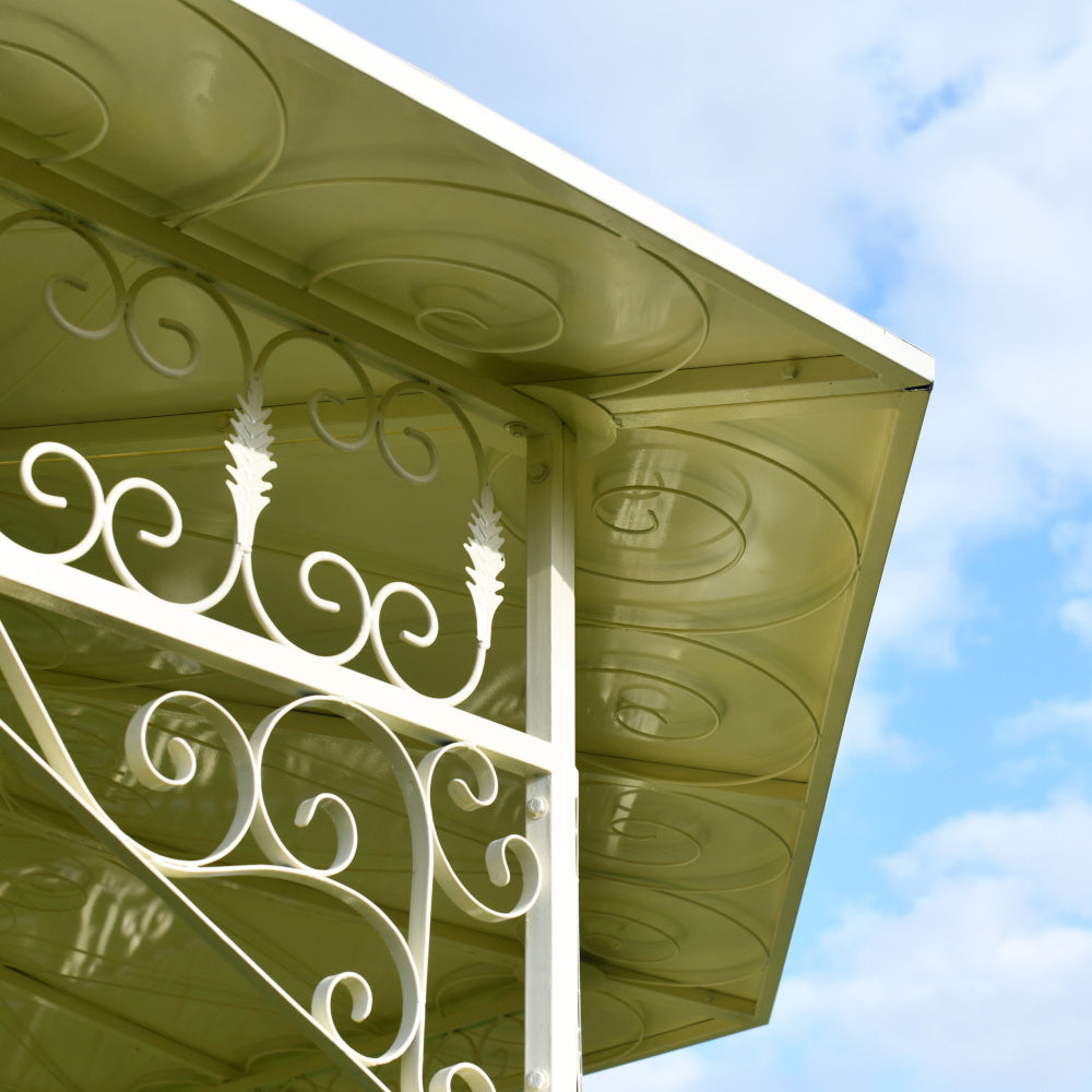 View of the cream roof 