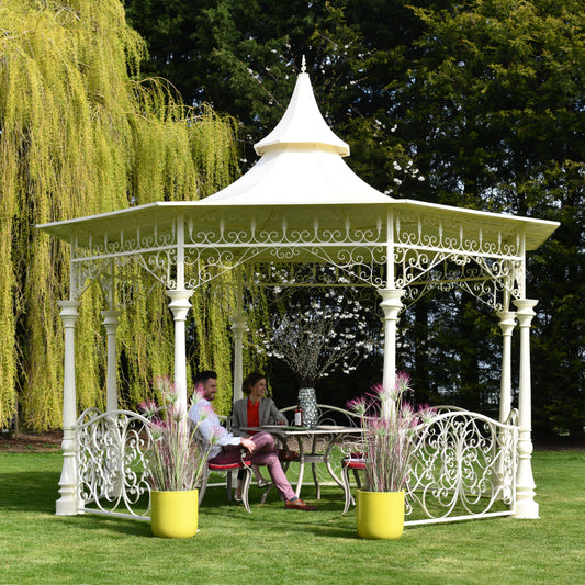 Ex-Display 'Sandleford' Opulent Cream Bandstand - 3.4m