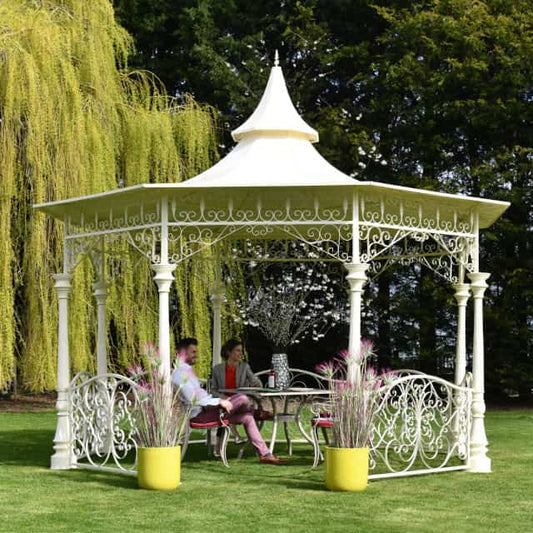 Ex-Display 'Sandleford' Opulent Cream Bandstand - 3.4m - thumbnail