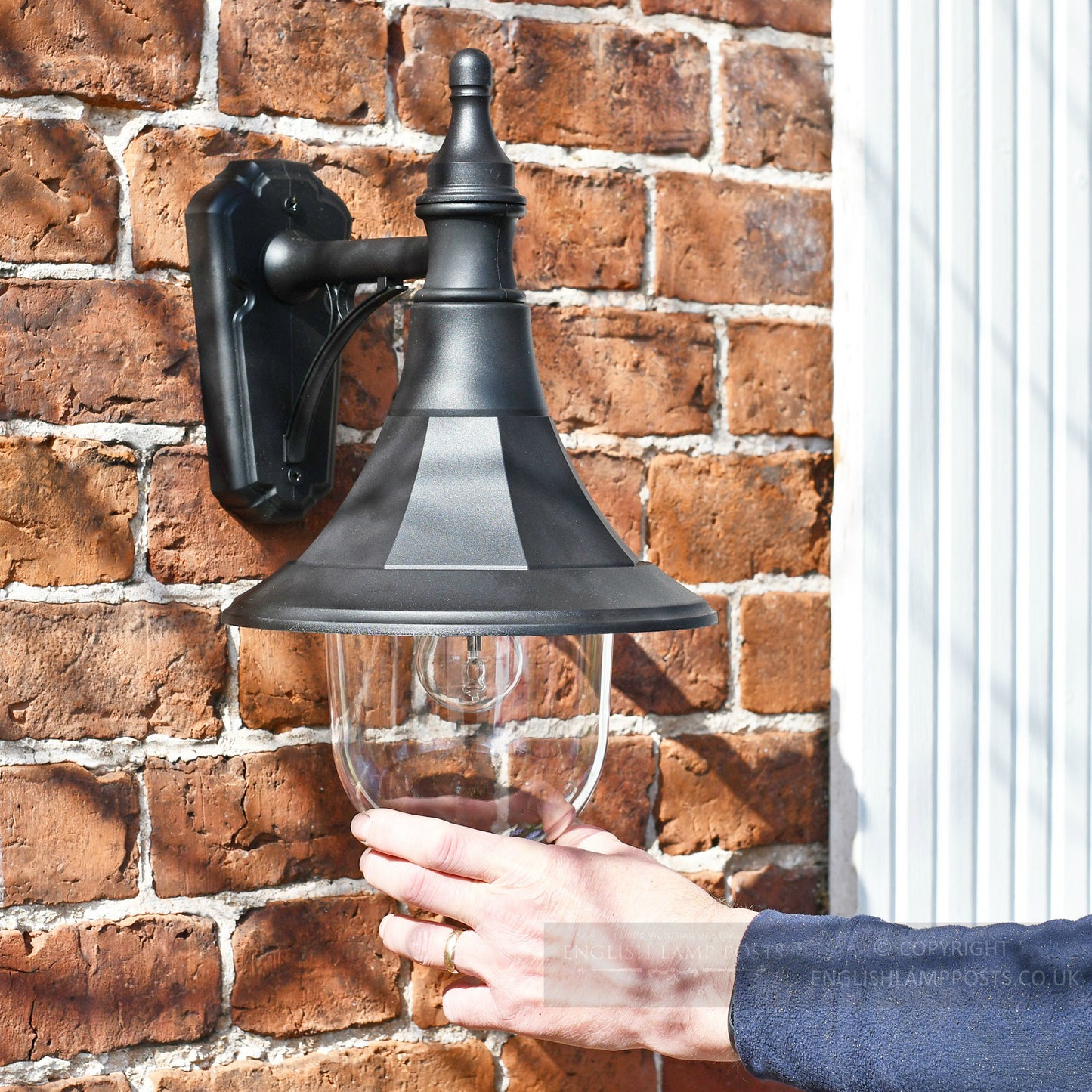 Exterior porch lantern coach house inspired