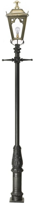 The Black 'Luxford' High Mast Lamp Post