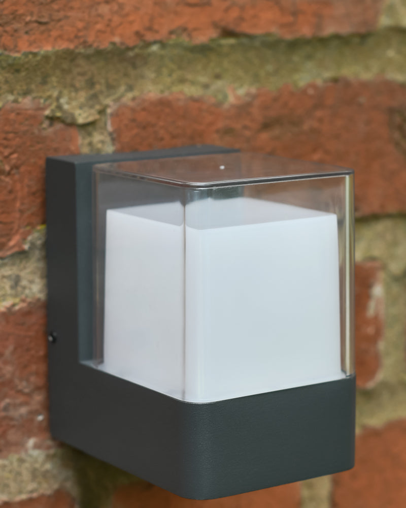 Over the top view of the 'Eyam' wall light