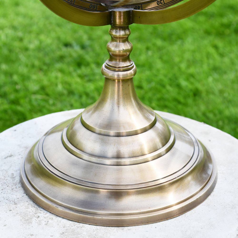 Features the brass base