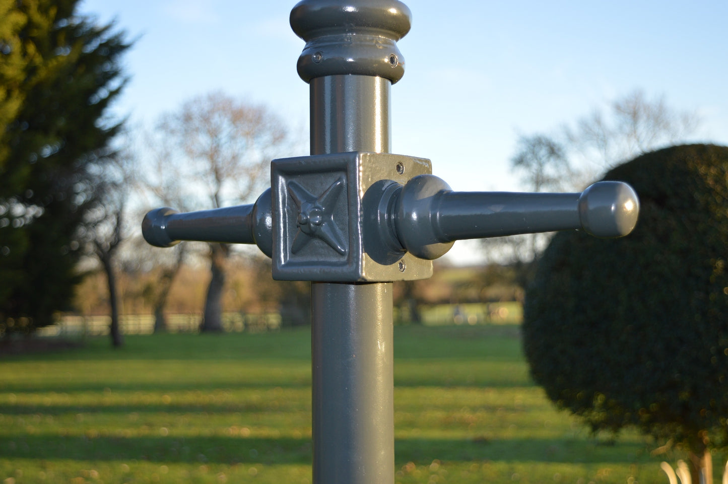 Hand Painted Green Ladder Bar Block
