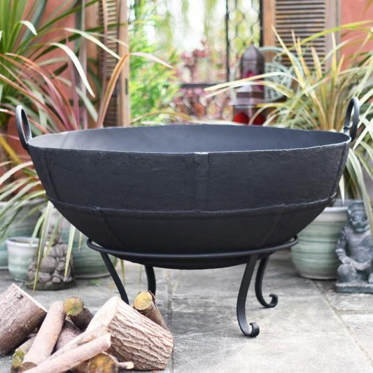 Iron Kadai Fire Bowl in the Size of 110 cm's