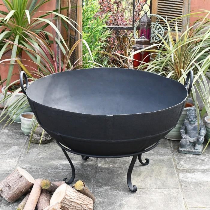 View From Above the Iron Kadai Fire Bowl