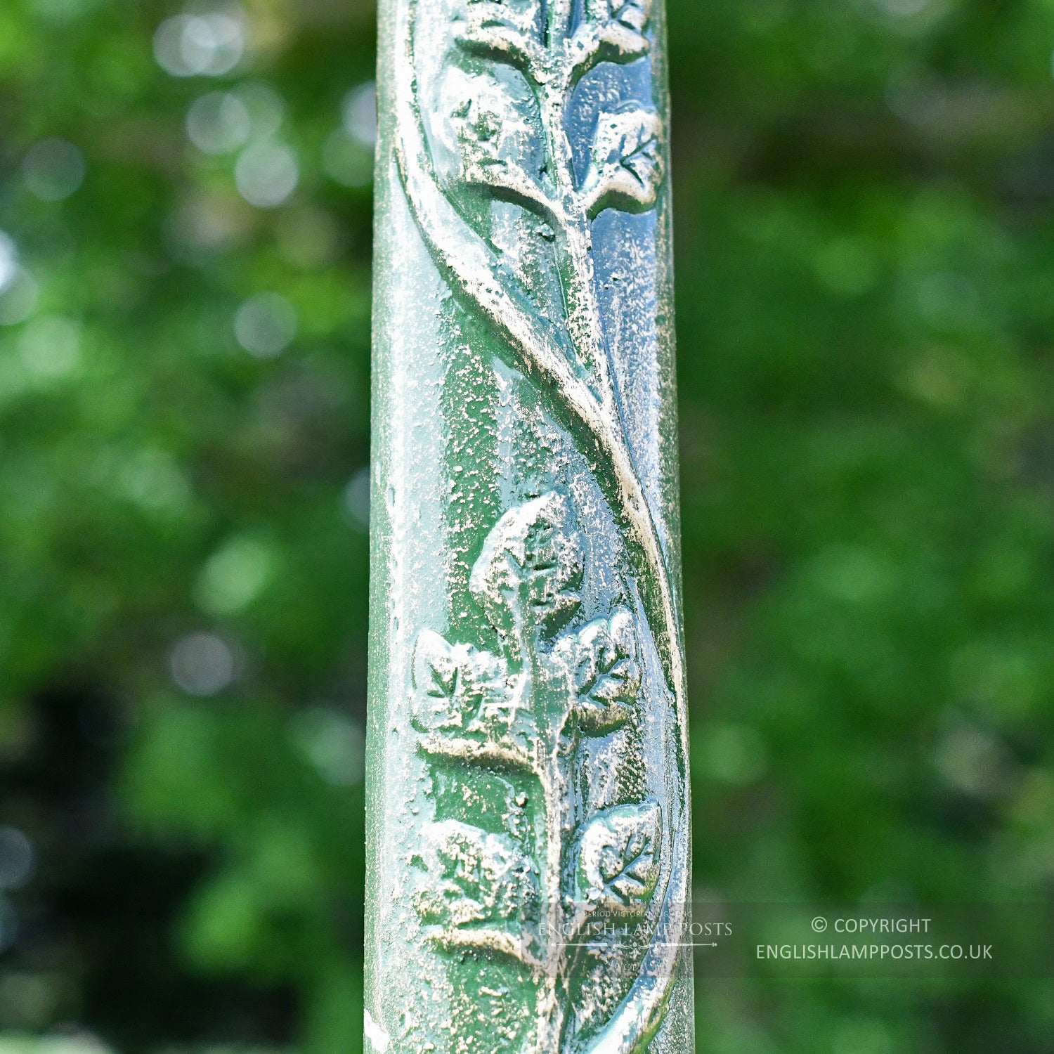 Floral Detailing On Cast Iron Lamp Post
