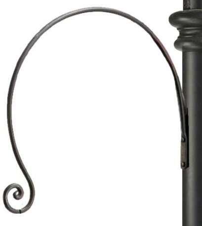Flower basket hanging bracket