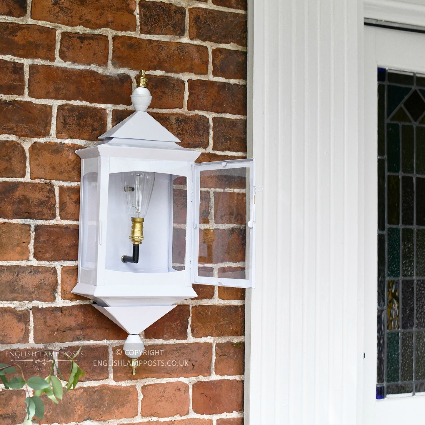 Flush Antique White Wall Installed In Porchway