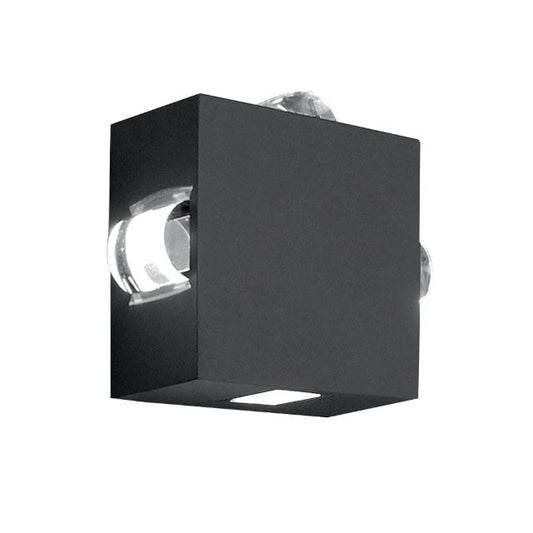 Four light 'Morcott' Graphite Wall Light