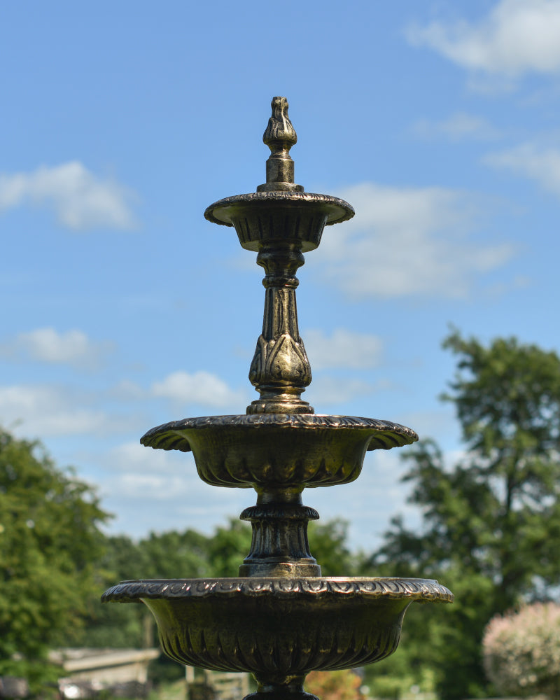 View of the upper three water bowls 