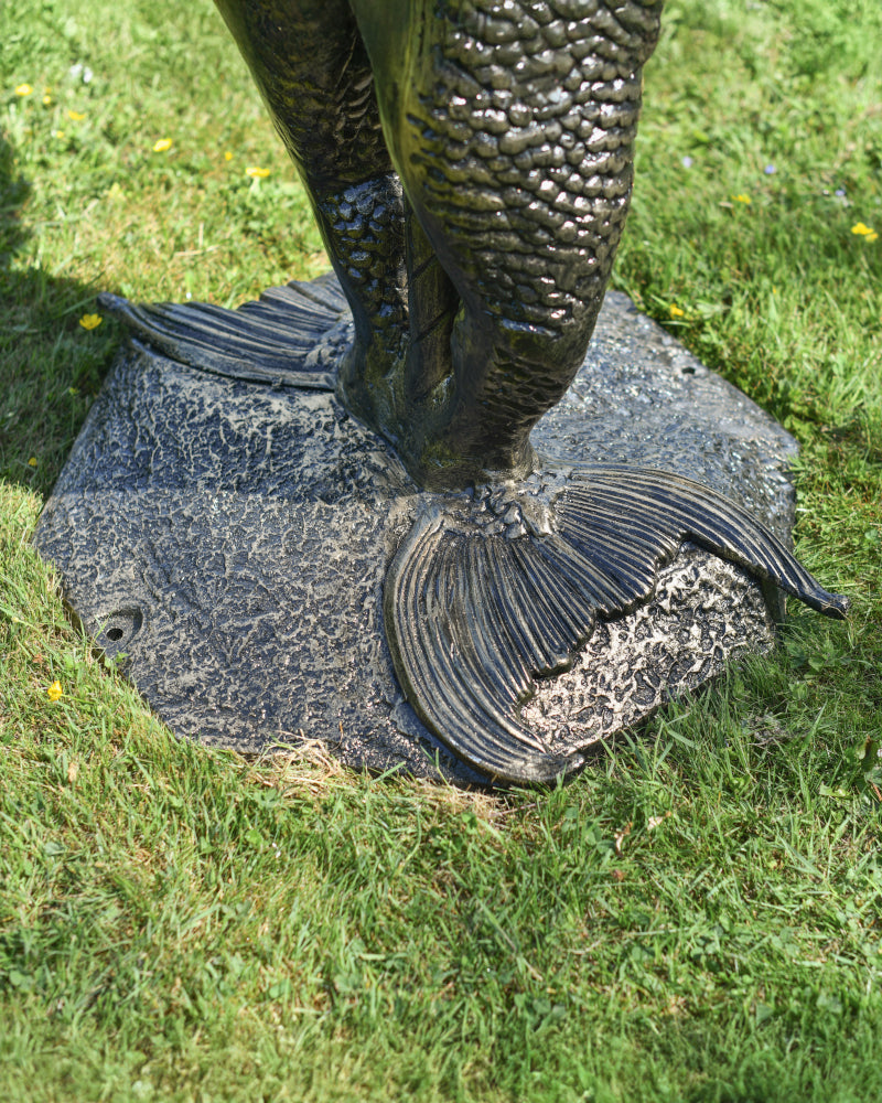 Magnified view of the mermaid tail