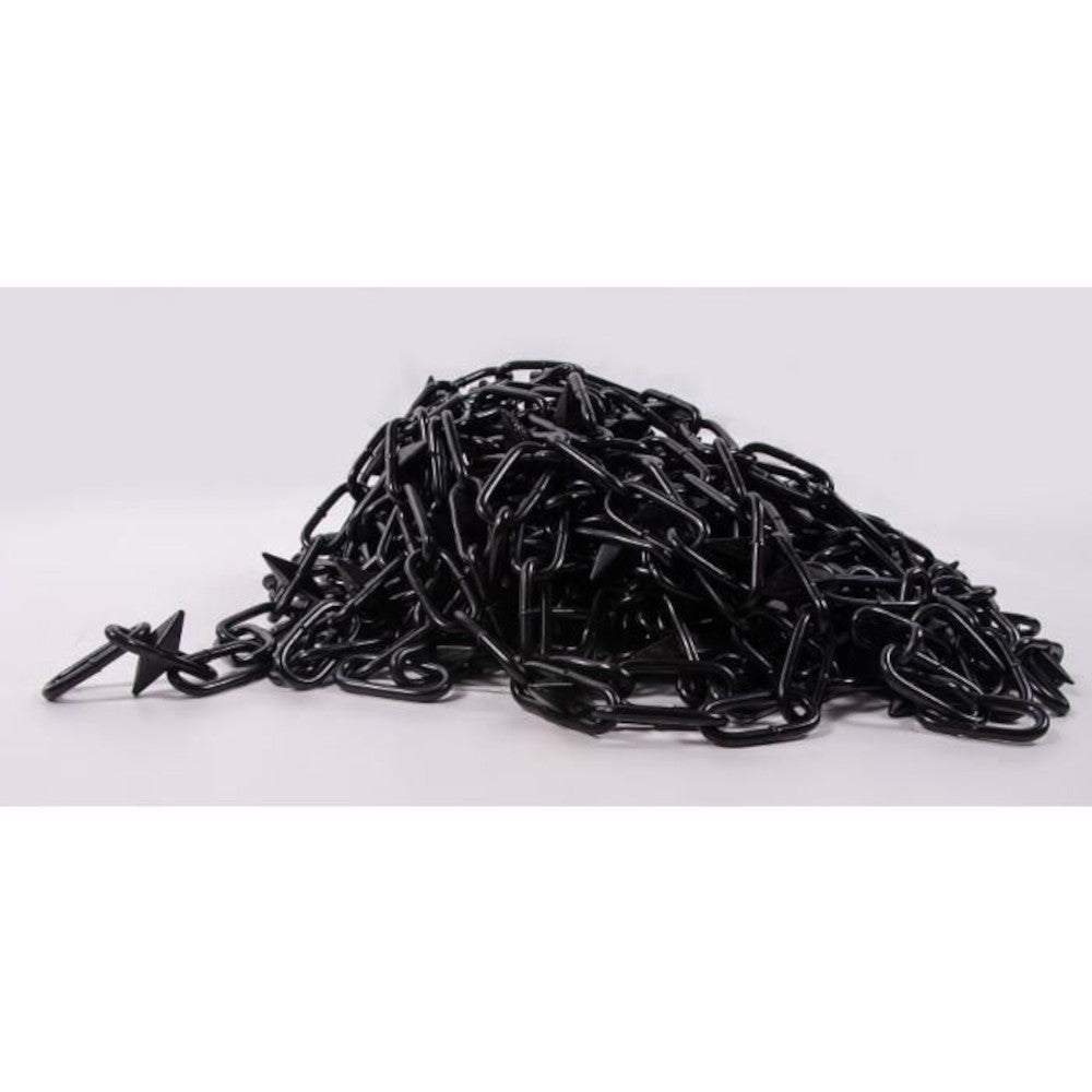 The galvanised steel bollard chains as a collective