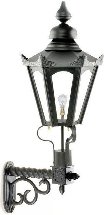 Hexagonal Lantern wall mounted garden light