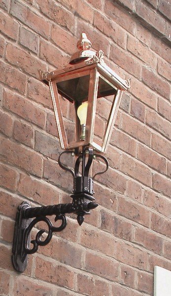 Small Copper Victorian Wall Light