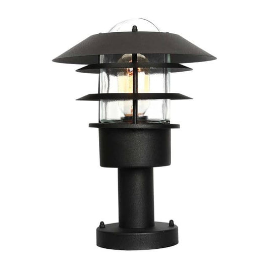 'Garrowby' Contemporary Black Pillar Light - thumbnail