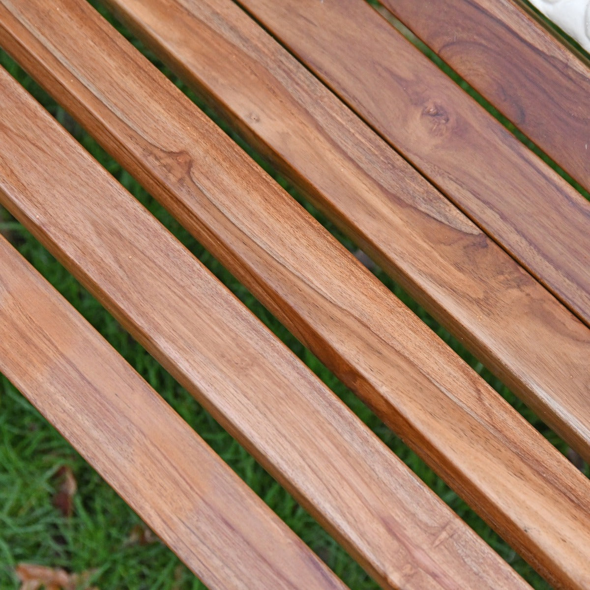 Close up of wooden slats 