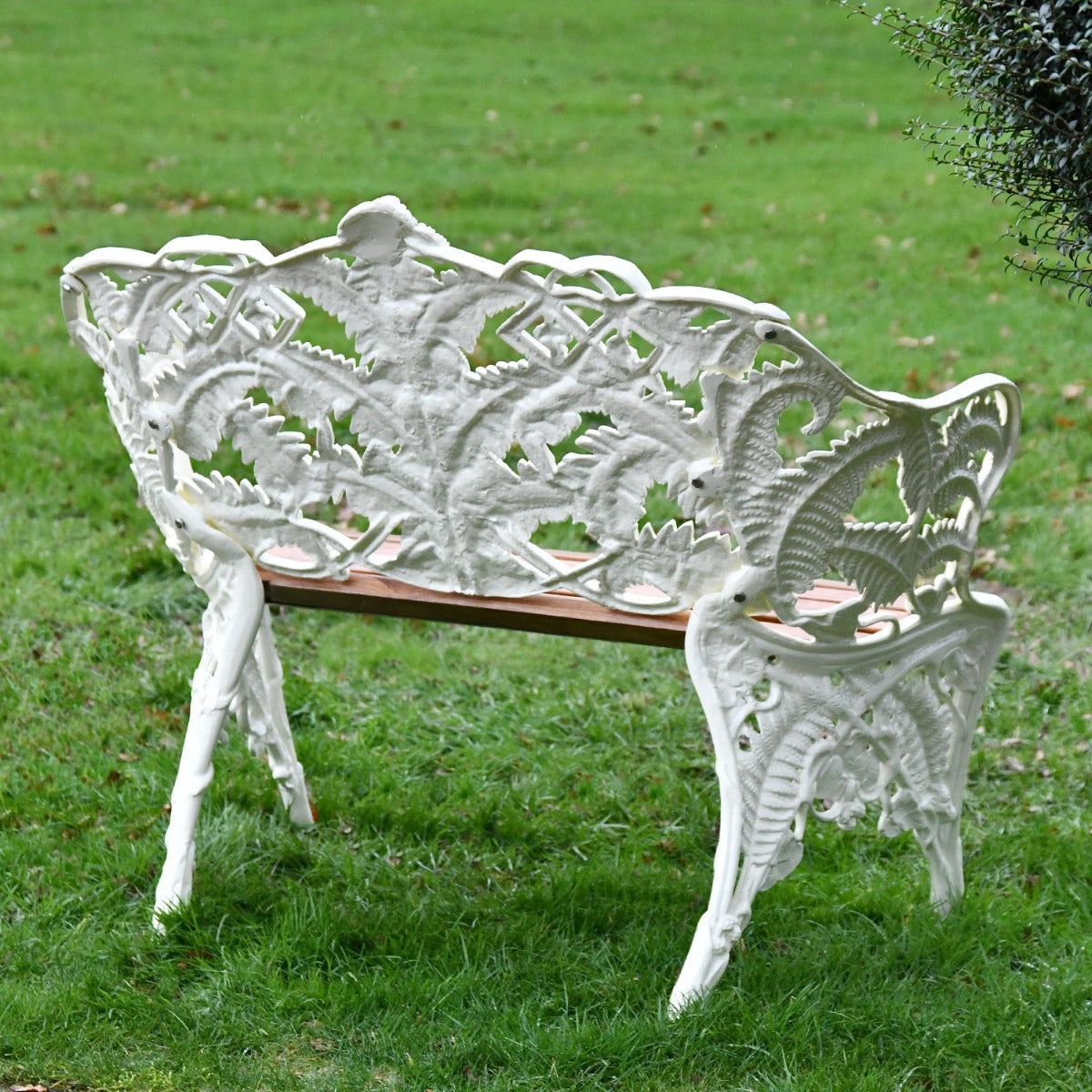 Rear view of Two Seater Rochester Garden Bench 