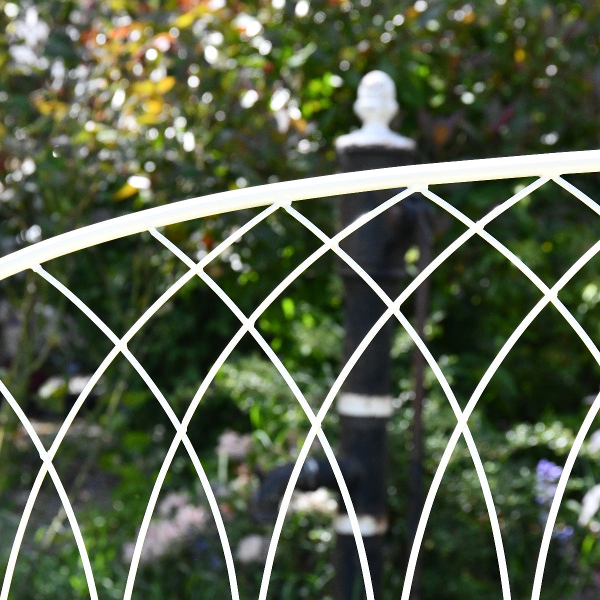 The Arch Wrought Iron Garden Bench