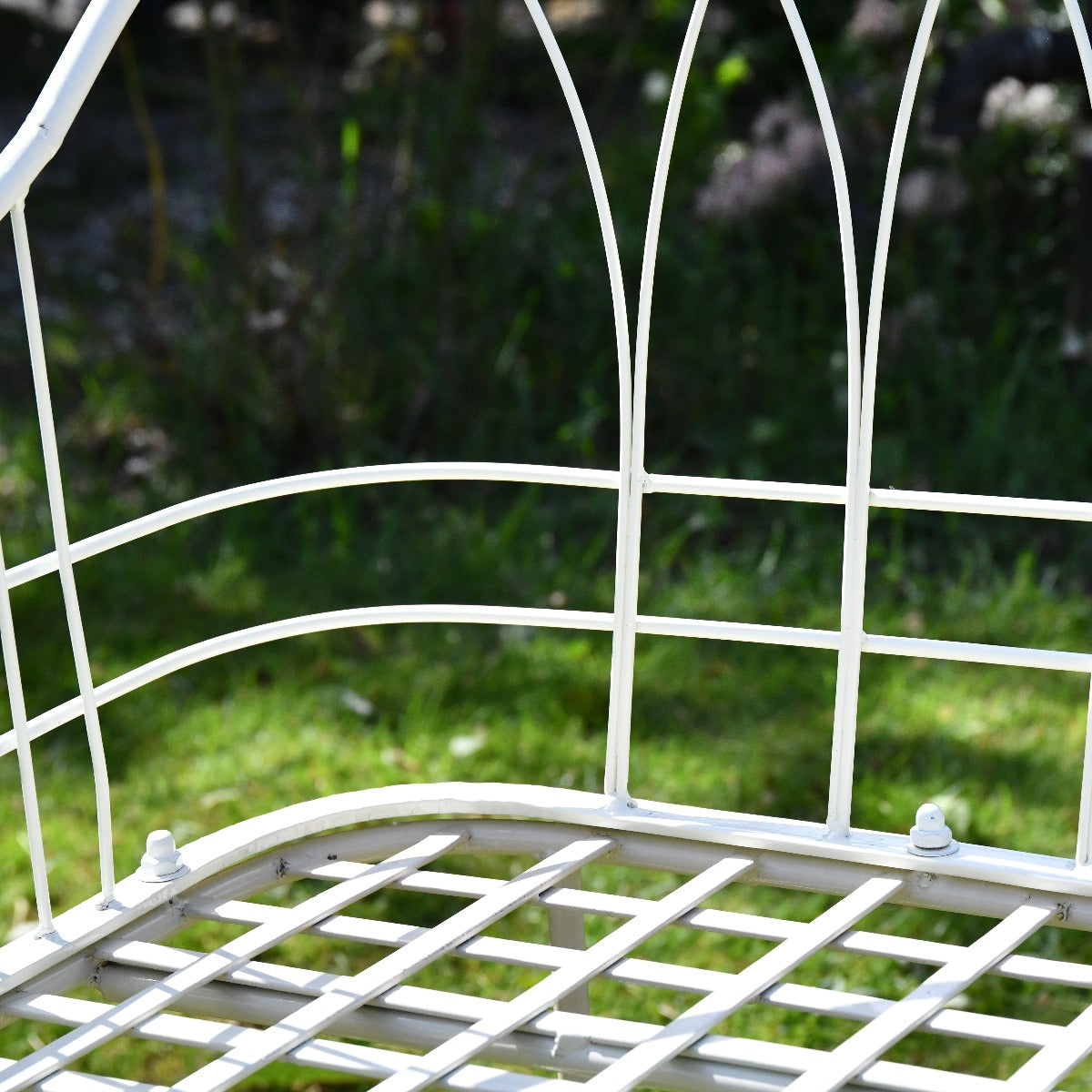 The Arch Wrought Iron Garden Bench