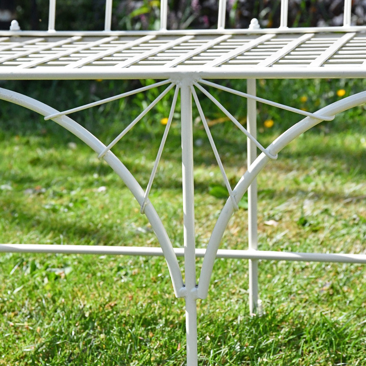 The Arch Wrought Iron Garden Bench
