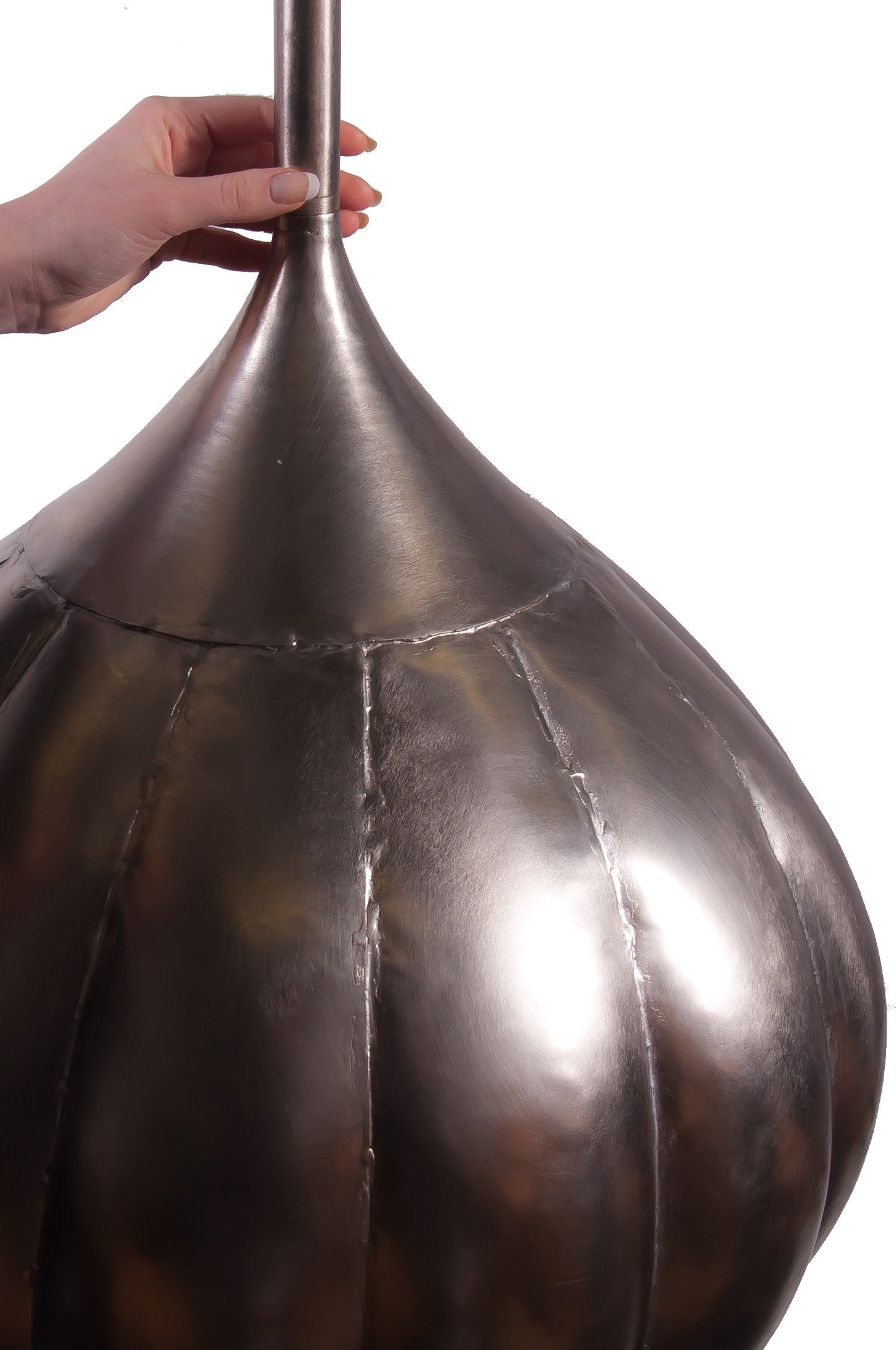 Giant aluminium lamp scale