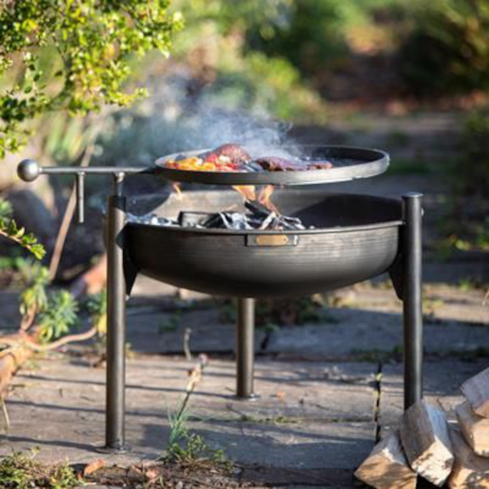 The barbecue in the garden 