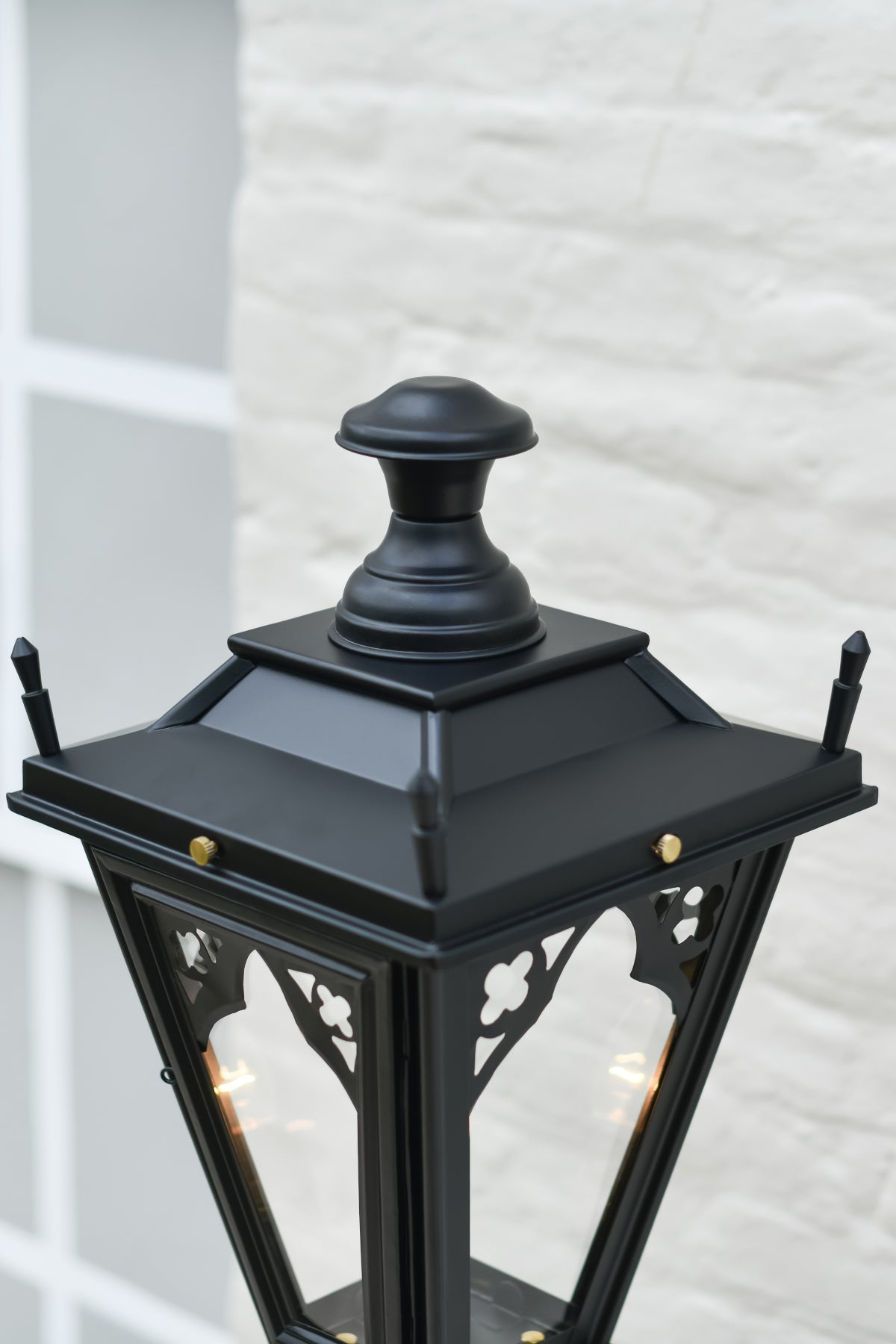 Black Gothic Lantern roof centrepiece 