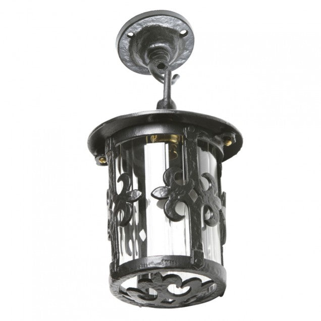 Gothic Ceiling Mounted Iron Lantern