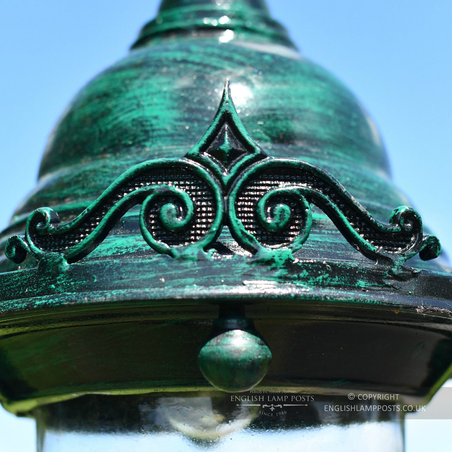 Gothic Decorative Finial On Cast Iron Lantern