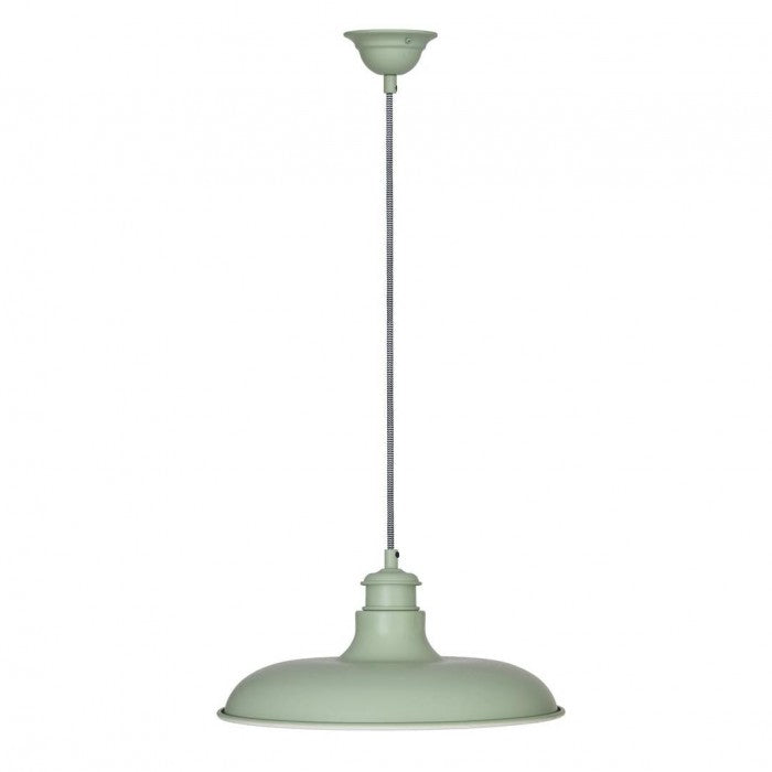 Green Hanging Interior Barn Pendant Light