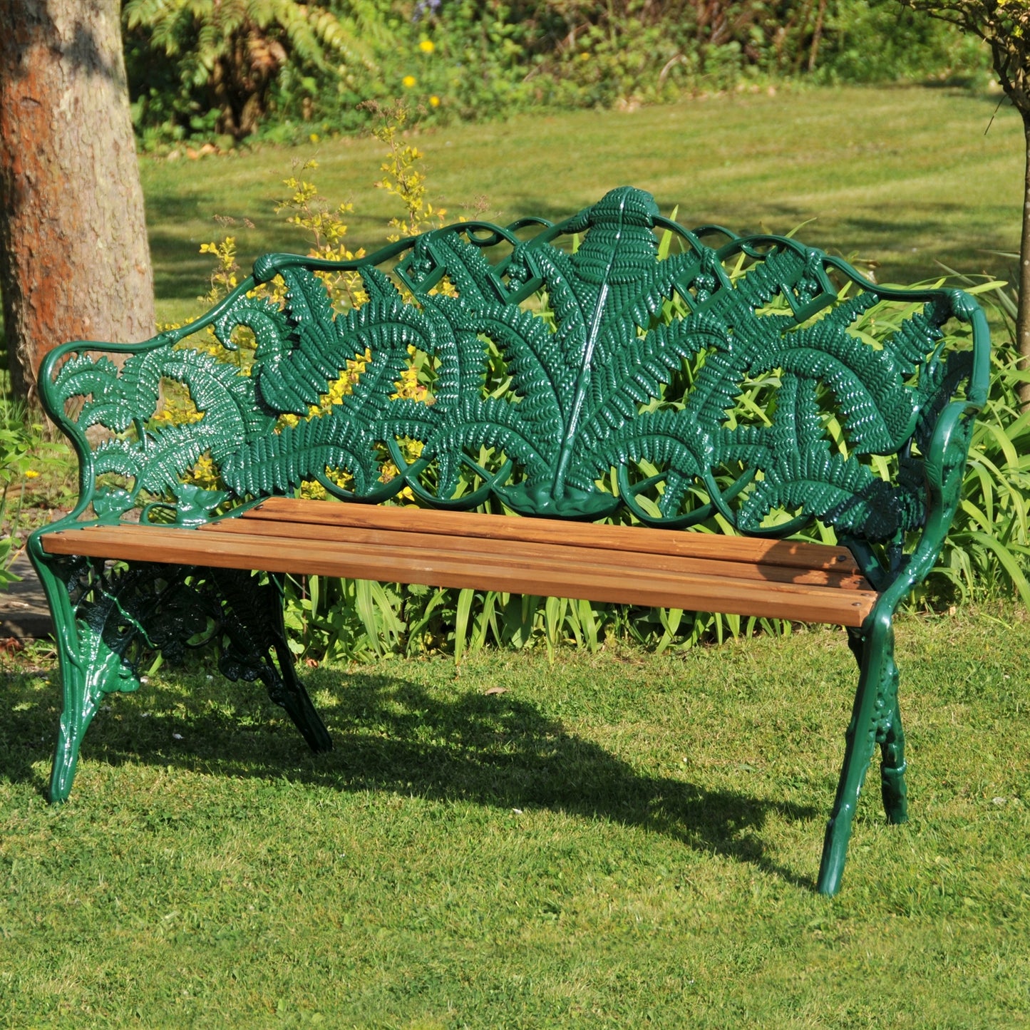 Green 3 Seater Rochester Garden Bench